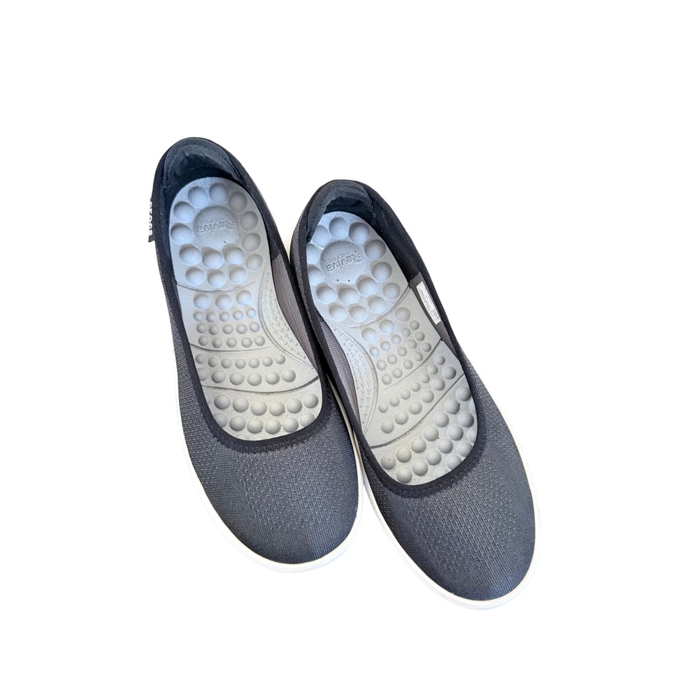 Crocs Reviva Mesh Flat Women Size 7 Grey Good Slip On Comfort